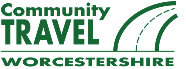 Community Travel Worcestershire logo - community transport for the county